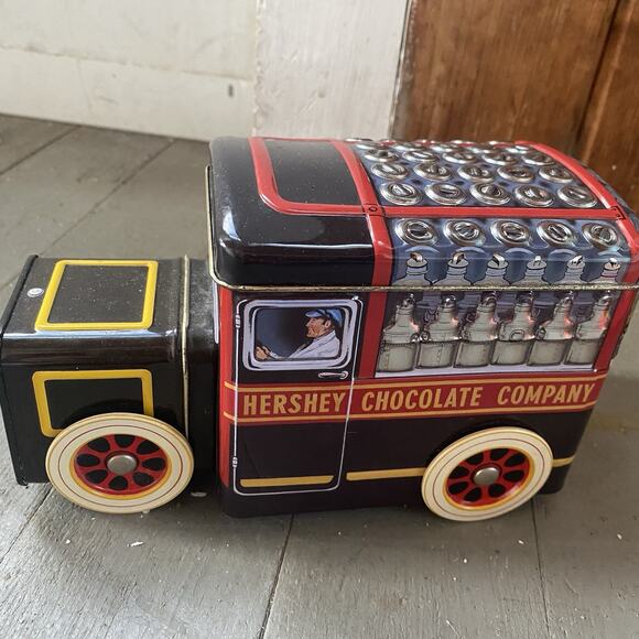 Vintage Hershey’s Chocolate Vehicle Series Canister #1 Collectible Tin 2000 V051 - Picture 1 of 6